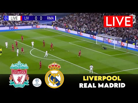 🔴LIVE : Real Madrid vs Liverpool | UEFA Champions League 2025 | SIMULATION | Match Live Now (ENG)