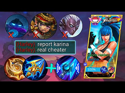 FINALLY KARINA NEW META BUILD IS HERE🔥 ENEMY TOTALLY DESTROYED!!