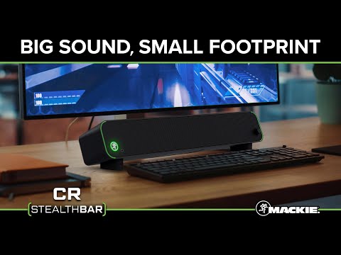 Mackie CR StealthBar Desktop Bluetooth Soundbar 2021 image 7