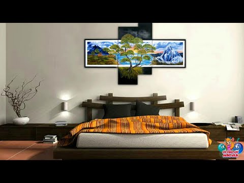 Paintings in the interior of the room. 85 original room design ideas with paintings.