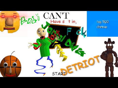 Baldi can't have this in Detroit / Joke mod /A very difficult mod █ Baldi's Basics █
