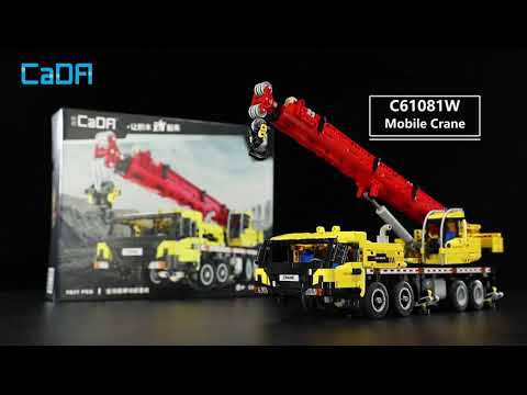 Building Bricks Mobile Crane | CaDA Bricks C61081W