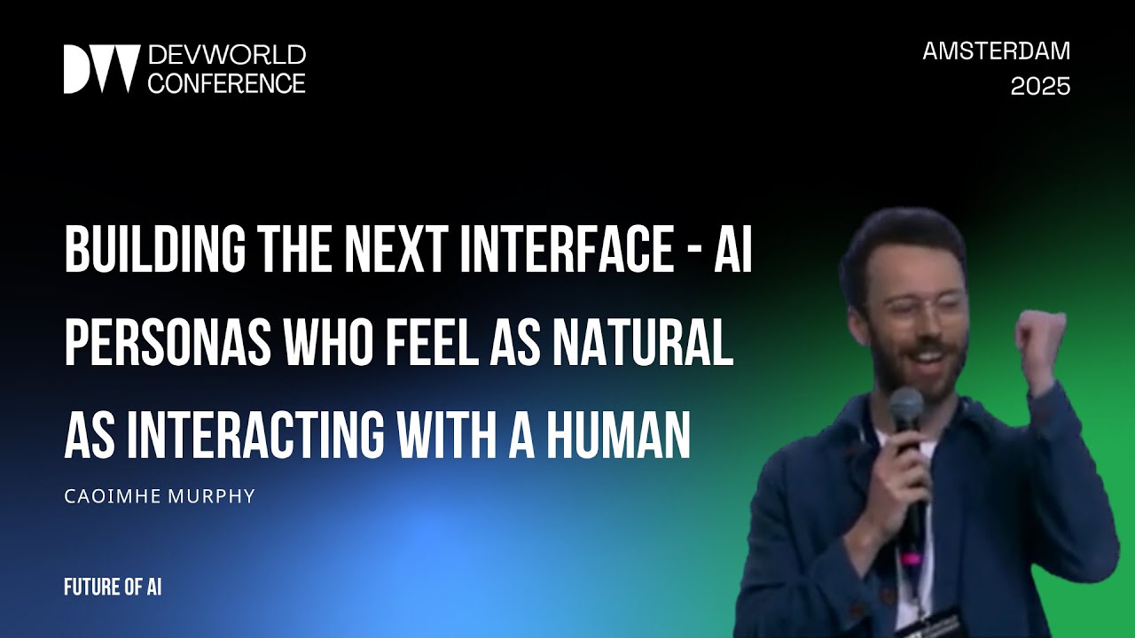 Building the next interface - AI personas who feel as natural as interacting with a human