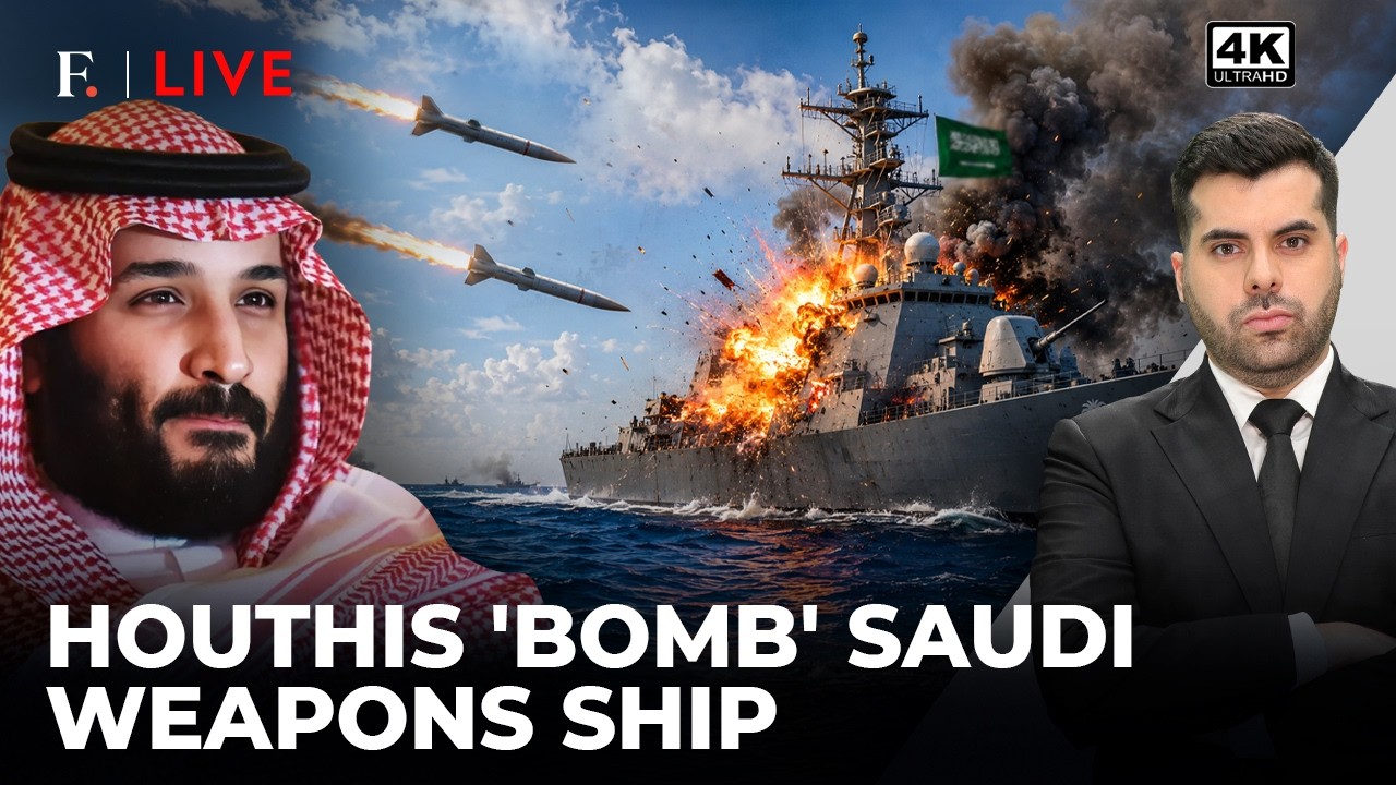 Houthi Attack Targets Saudi Ship Carrying Military Equipment: Report | Firstpost Live | 4K