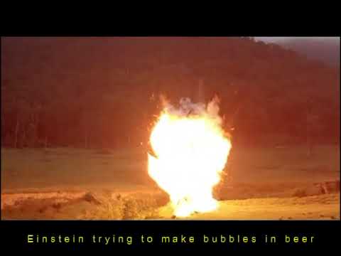 Special moments  - Young Einstein (1988) making beer bubbles