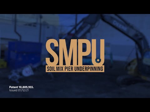 Schnabel’s Patented Soil Mix Pier Underpinning (SMPU) Method