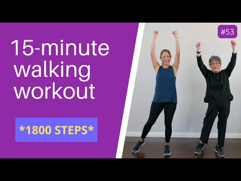 15 minute Walking Workout for Seniors, Beginners