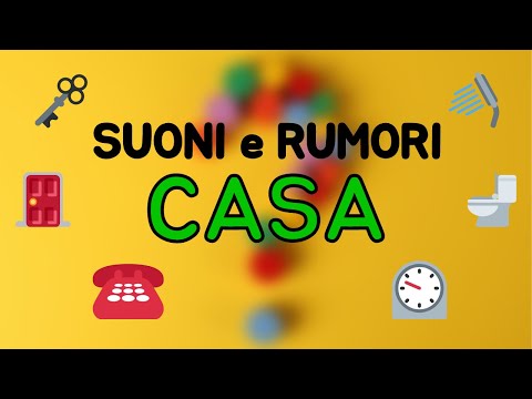 🎵 Suoni e Rumori da Indovinare - Casa - Audio Quiz 🎵