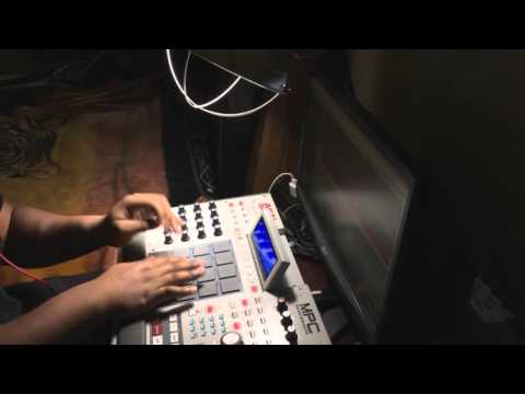 citythebeatmaster making a beat - Master of the MPC Episode 5 " JV " finger drumming