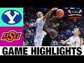 #20 BYU vs Oklahoma State Highlights | NCAA Men's Basketball | 2024 College Basketball