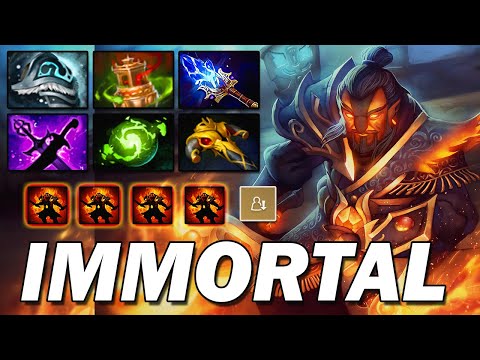 Ember Spirit Midlane Fire Remnant Power | Dota 2 IMMORTAL RANK!