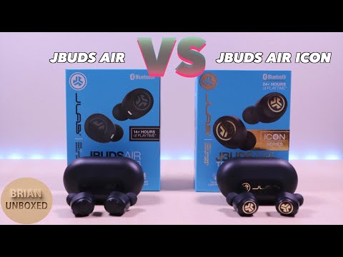 Ausinės JLab Audio Įstatomos į ausis (į ausis įkišamos tipo) ausinės JLab Go Air Mėlyna TWS etui video