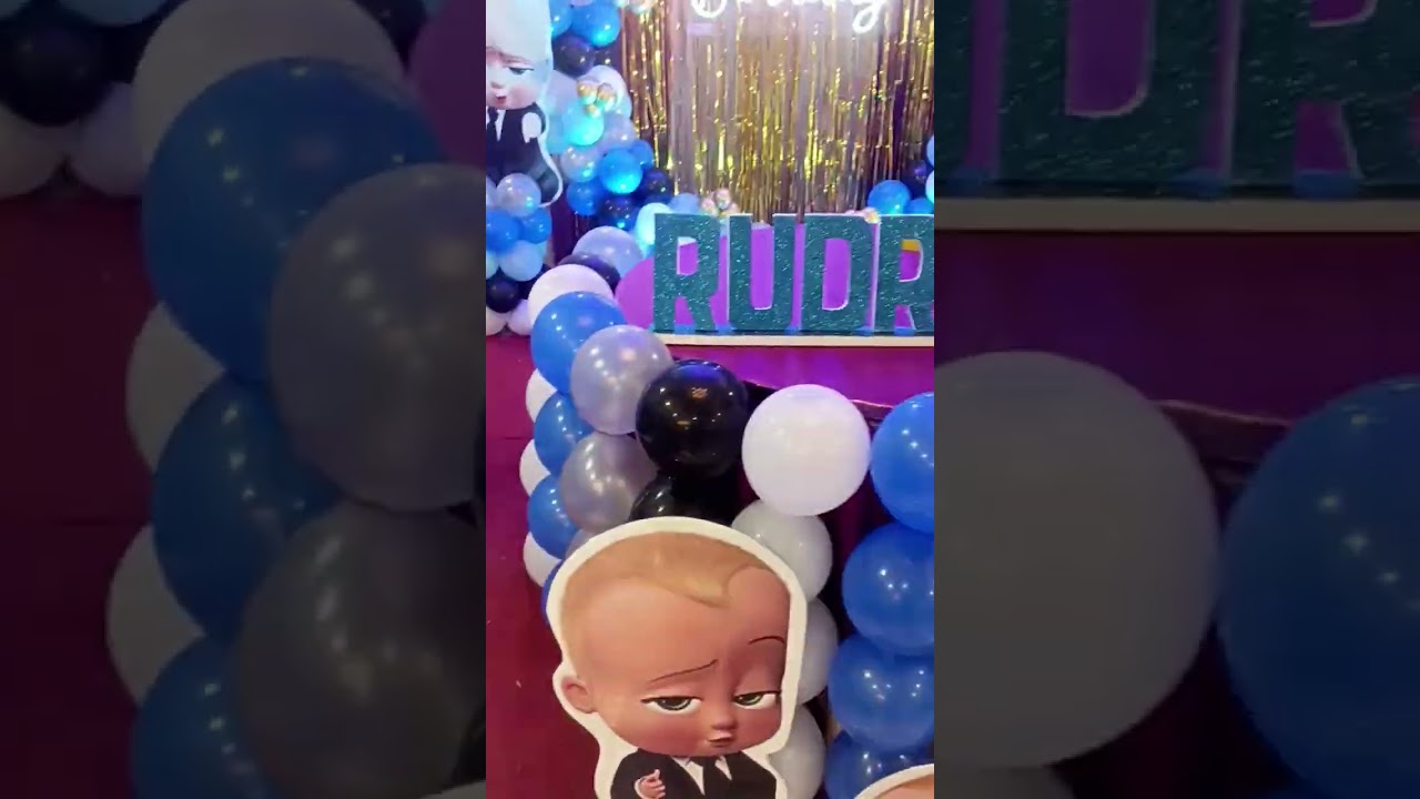 Birthday🎂🥳 party Balloon🎈🎂 decorations#ideas #happybirthday #viralvideo #elegant Balloon decor