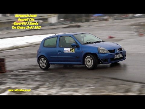 Kozynacki Jarek - Renault Clio - SuperOES 2 Runda  Tor Kielce 18-02-2017