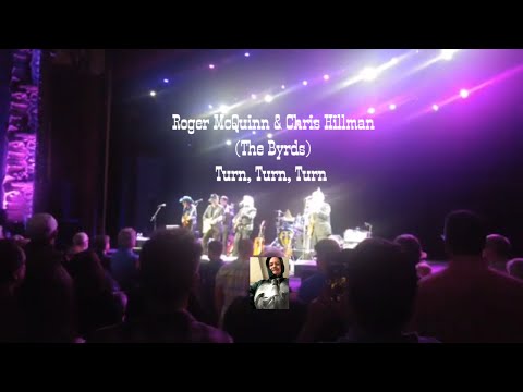 Roger McQuinn & Chris Hillman (The Byrds) -Turn, Turn, Turn at the Theater at the Ace Hotel 07-24-18