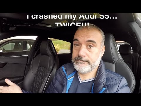 I crashed my Audi S5...TWICE!!!