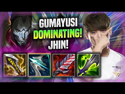 GUMAYUSI DOMIANTING JHIN IN PRESEASON 2022! - T1 Gumayusi Plays Jhin ADC vs Aphelios!