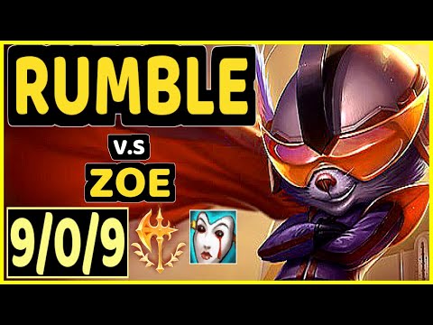 ENVY (RUMBLE) vs ZOE - 9/0/9 KDA MID GAMEPLAY - BR Ranked GRANDMASTER