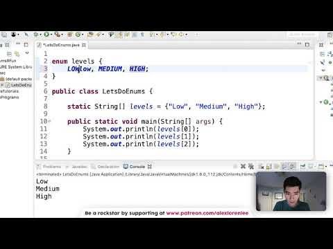 Java Enum Tutorial #96