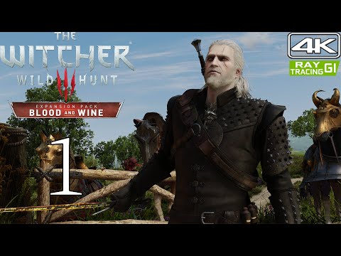 The Witcher 3 Blood & Wine [4K] Modded Walkthrough Part 1 | Prologue (DeathMarch)