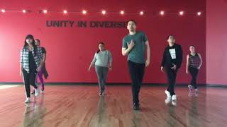 RamonAngel teaching to Ne-Yo’s “Back to what you know”