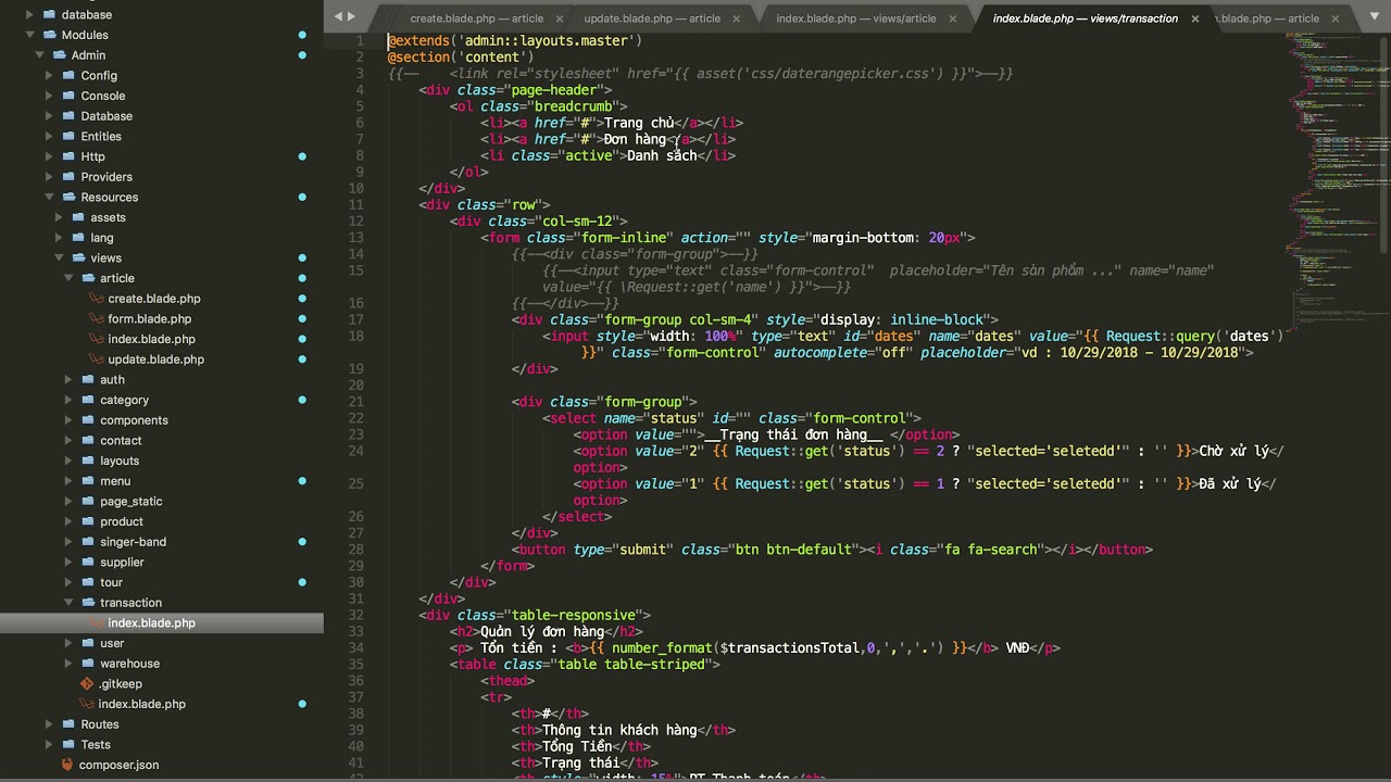 Đồ án tốt nghiệp - Xây dựng website âm nhạc laravel - Convert VI  En _ Phần 4