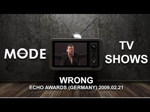 Thumbnail for Depeche Mode TV Show, Wrong at Echo Awards by Bundesverband Musikindustrie