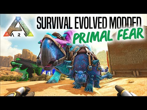 FABELDYR! - ARK Survival Evolved Ep 8 (Primal Fear Mod Scorched Earth)