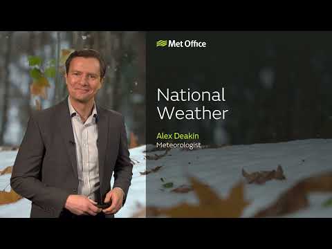 18/01/23 - Wintry showers, warnings for many - Afternoon Weather Forecast UK - Met Office Weather