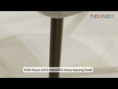 Gambar Informa Nicki Kursi Makan Fabric - Cokelat Muda