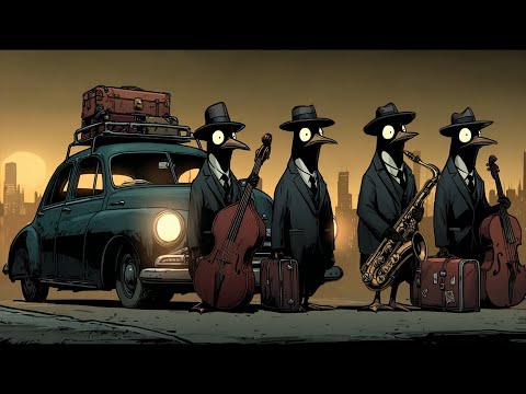 Penguins Hit the Evening Road – Jazz for Creativity & Concentration