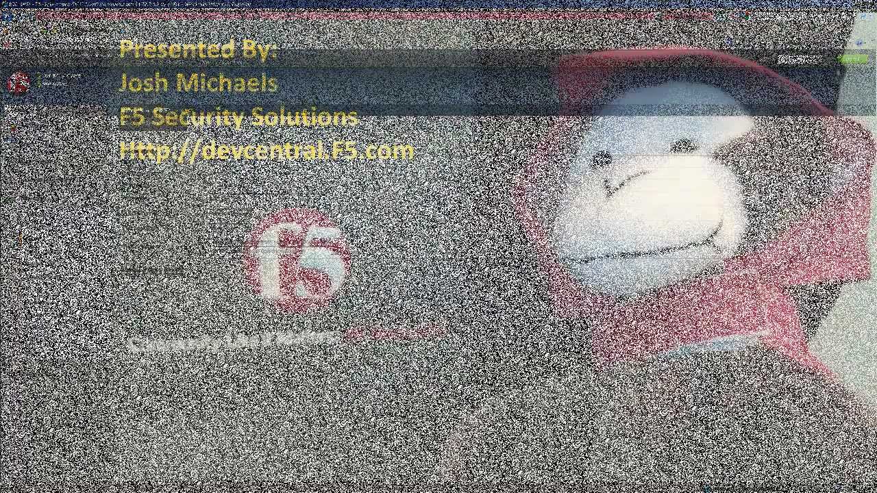 F5 Data Center Firewall Implementation Part 1: Securing the device