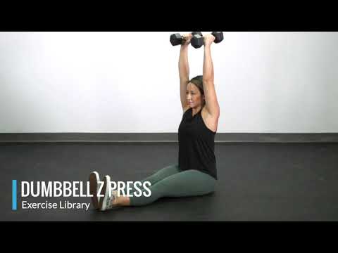 Dumbbell Z Press Opex Exercise Library