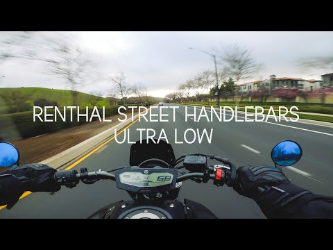 Renthal Street Handlebars Test Drive | Chick-fil-A Run! | FZ-07 | MT-07 | Akrapovic | [4K] POV