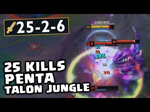This is how you Hard Carry Jungle with Talon in Diamond Elo