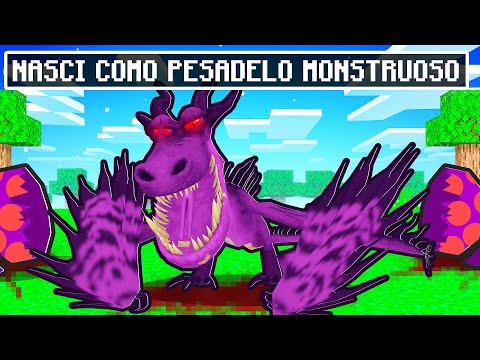 I WAS BORN AS A DARK MONSTROUS NIGHTMARE IN MINECRAFT *monstrous nightmare*