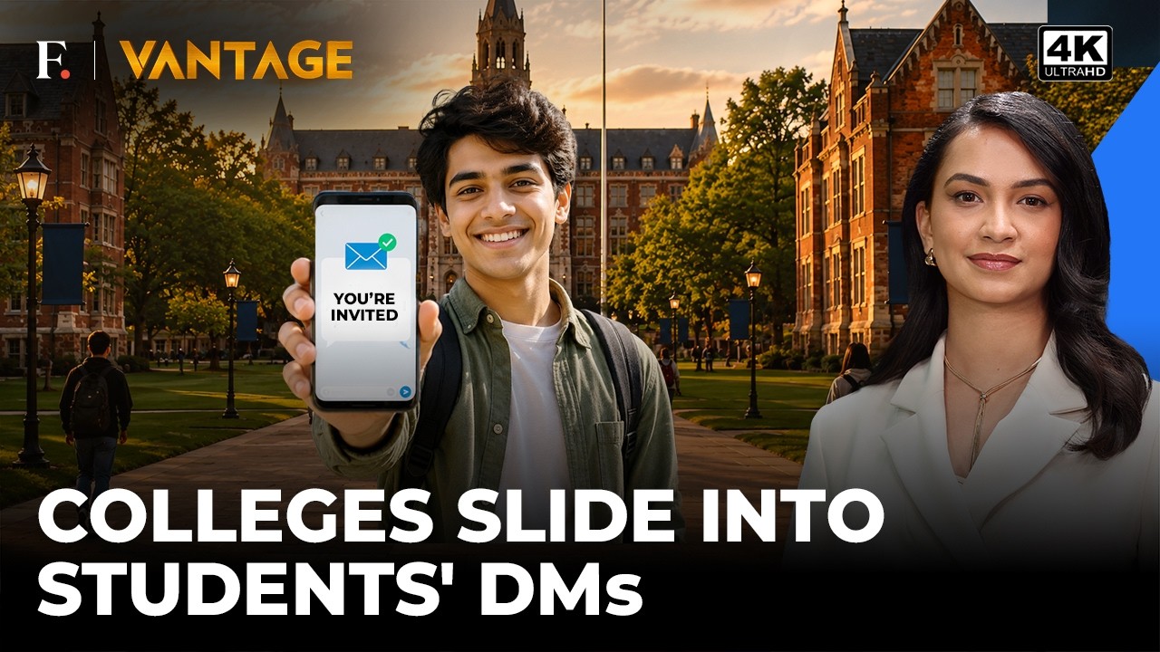 Colleges Want Students So Badly, They’re Applying to Them | Vantage on Firstpost | 4K