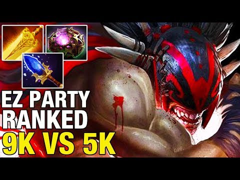 9K IN A 5K PARTY RANKED - Nine 9.1K Plays Bloodseeker With RADIANCE and OCTARINE