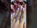 Серебряные серьги с александритом 7.16ct