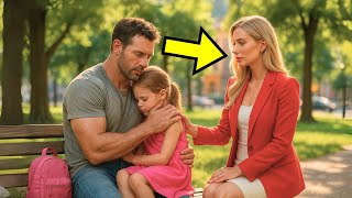 Single Dad Comforts Lost Child in Park – Her Billionaire Mom Sees Him and Can’t Forget