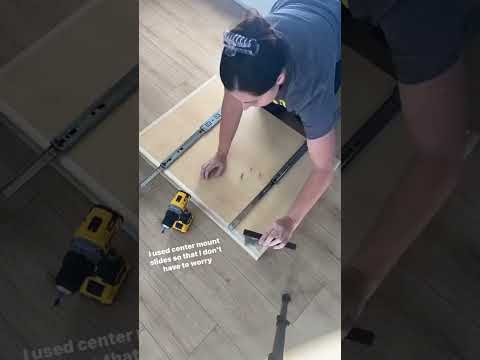 DIY drawer pull out with VADANIA VA1045 slides❤