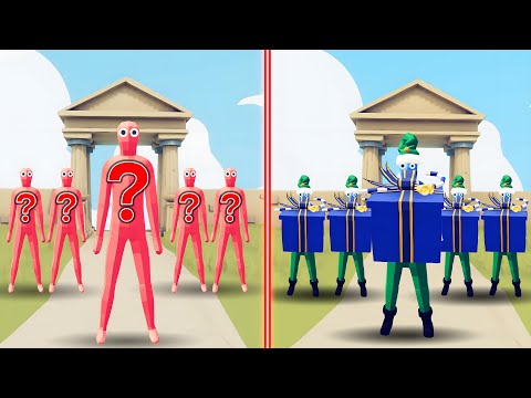 RANDOM WEAPON vs PRESENT ELF TEAM | TABS - Totally Accurate Battle Simulator