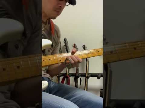 Cajun Moon slide guitar cover