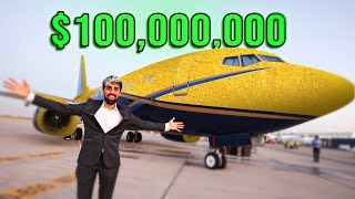 Inside a $100,000,000 Private Jet !!!