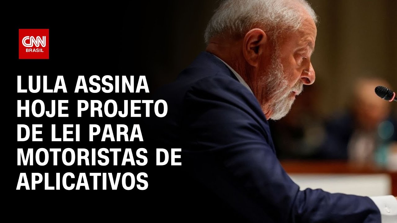 Lula assina nesta segunda-feira projeto de lei para motoristas de aplicativos | CNN NOVO DIA