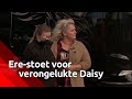 Honderden vrachtwagens vormden daar een erehaag voor de verongelukte vrachtwagenchauffeur Daisy (...