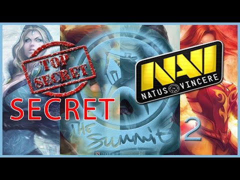 NaVi vs Secret The Summit 2 Dota 2 RUS