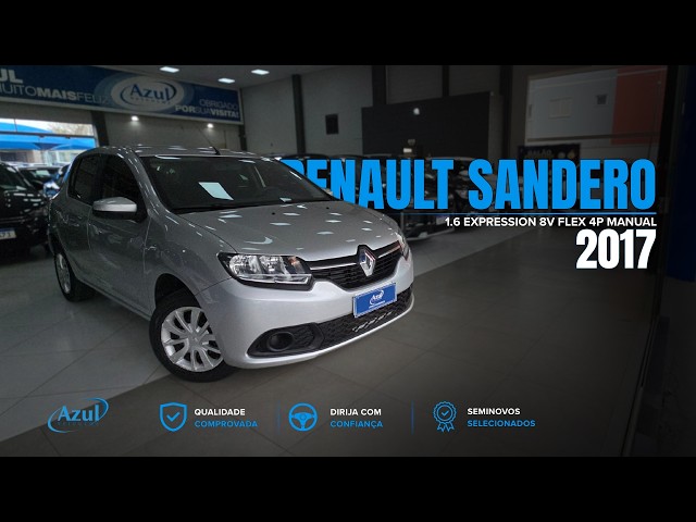 Vídeo RENAULT SANDERO 1.6 EXPRESSION 8V FLEX 4P MANUAL