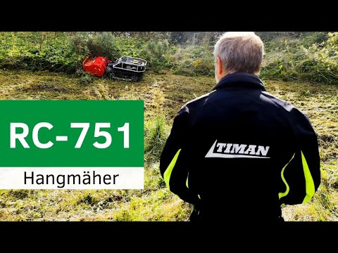 Ihren starker Partner wenn es zum mähen an Hängen kommt: Timan RC-751
