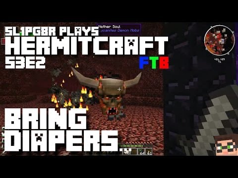 HermitCraft FTB Monster - Bring Diapers... ( Minecraft Feed The Beast Let's Play ) S3E2